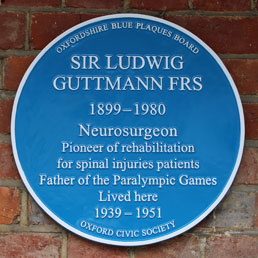 Guttman blue plaque