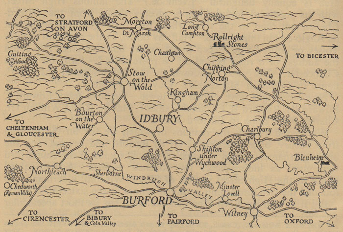 Map of Burford