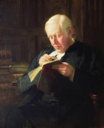William Spooner's portrait in New College Hall
